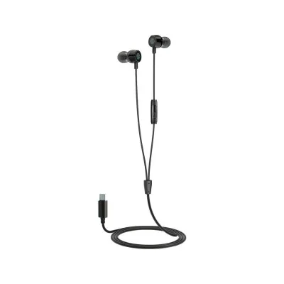 Porodo Soundtec Touch Controls Earphone - Black